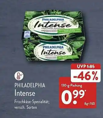 Aldi Nord Philadelphia intense Angebot