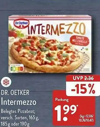 Aldi Nord Dr. oetker intermezzo Angebot