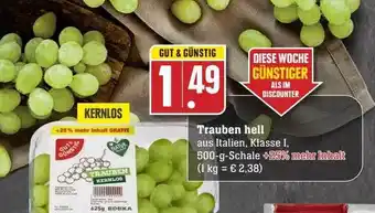 Scheck-in-Center Gut & günstig traube hell Angebot