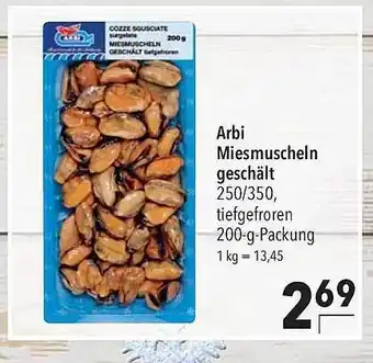 CITTI Markt Arbi miesmuscheln geschält Angebot