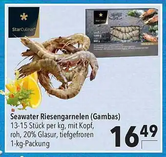 CITTI Markt Seawater riesengarnelen (gambas) starculinar Angebot