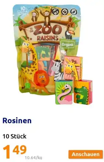 Action Rosinen 10 Stück Angebot