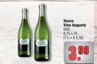 Profi Getränke Secco vina augusta Angebot