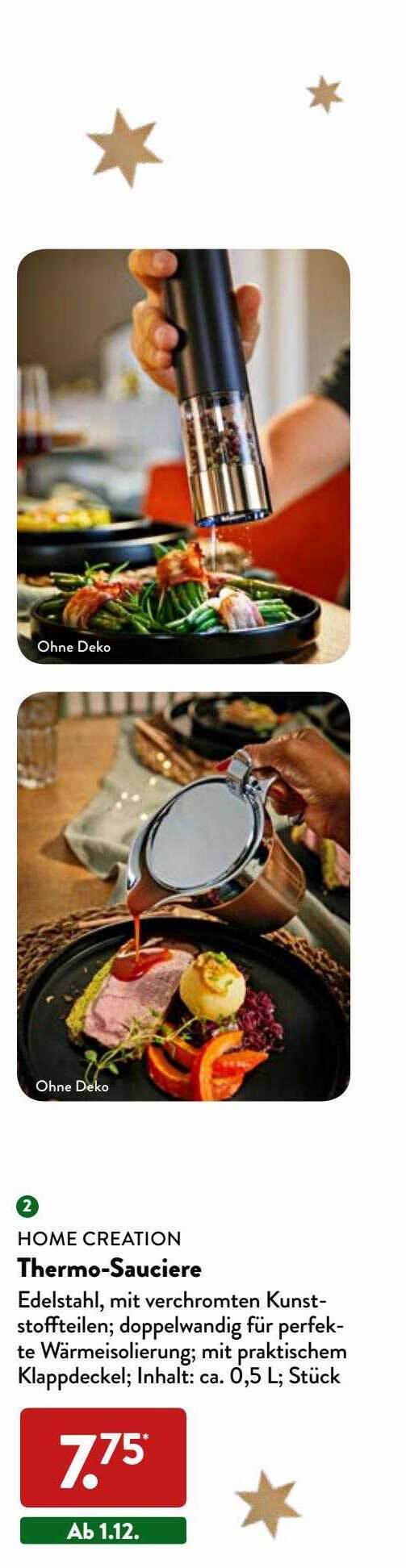 Home creation thermosauciere Angebot bei Aldi Nord