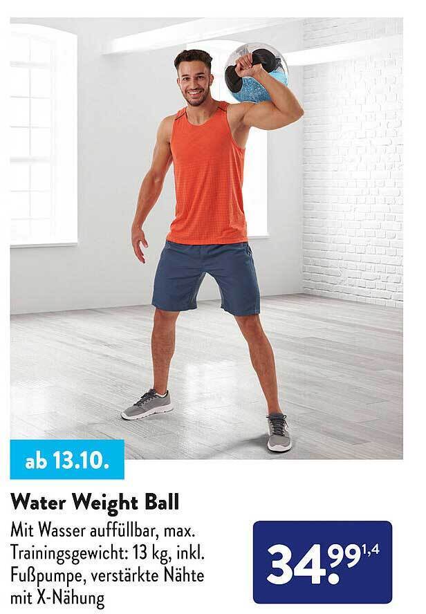 Water weight ball Angebot bei Aldi Süd