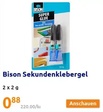 Action Bison Sekundenklebergel 2x2 g Angebot