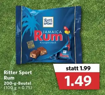 Combi Ritter Sport Rum 200g Beutel Angebot