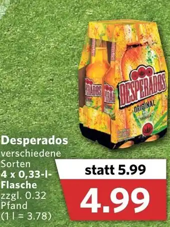 Combi Desperados 4x0,33L Angebot