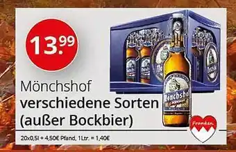 Sagasser Mönchshof Angebot