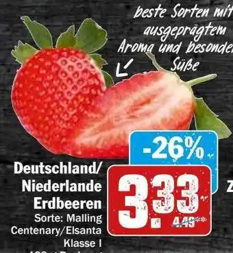 Hit Deutschland-niederlande erdbeeren Angebot