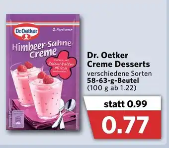 Combi Dr. Oetker Creme Desserts 58-63g Beutel Angebot