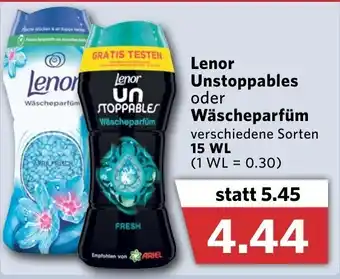 Combi Lenor Unstoppables oder Wäscheparfüm Angebot