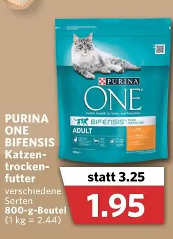 Combi Purina One Bifensis Katzentrockenfutter 800g Beutel Angebot