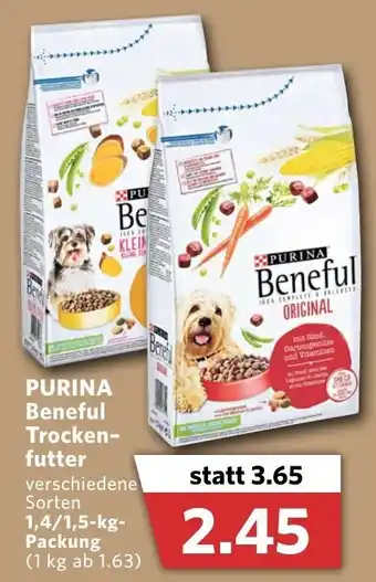 Combi Purina Beneful Trockenfutter 1,4/1,5kg Angebot