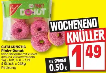 Edeka Gut & Günstig Pinky Donut 248g Packung Angebot