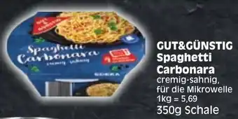 Edeka Gut & Günstig Spaghetti Carbonara 350g Schale Angebot