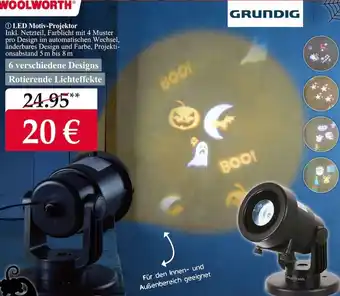 Woolworth Grundig LED Motiv Projektor Angebot