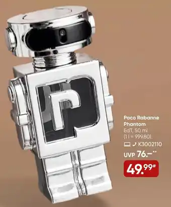 Galeria Paco Rabanne Phantom EdT, 50 ml Angebot