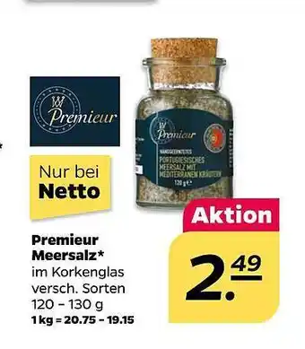 NETTO Premieur meersalz Angebot