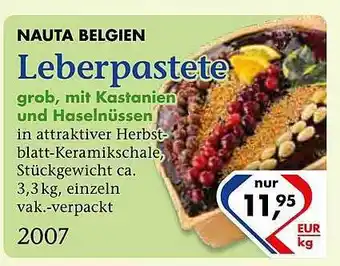 Recke Fleischwaren Nauta belgien leberpastete Angebot