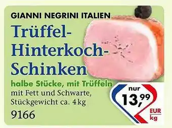 Recke Fleischwaren Gianni negrini italien trüffel-hinterkoch-schinken Angebot