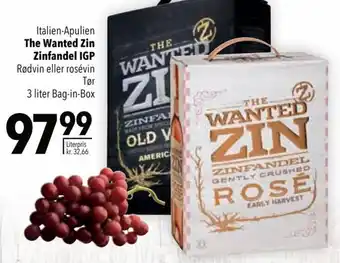 CITTI Markt The Wanted Zin Zinfandel IGP 3 Liter Angebot