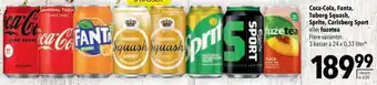 CITTI Markt Coca-Cola, Fanta, Tuborg Squash, Sprite, Carlsberg Sport eller fuzetea Angebot