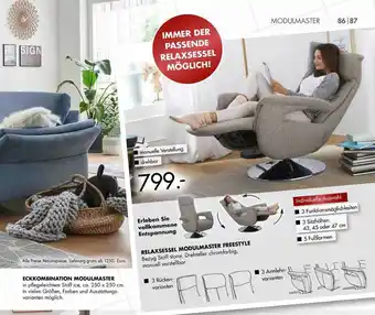 Trösser Relaxsessel Modulmaster Freestyle Angebot