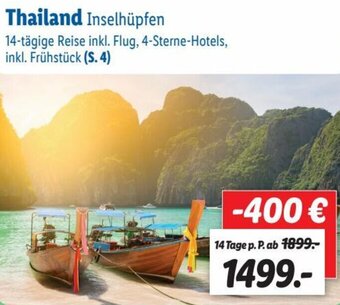 Lidl Thailand Inselhüpfen Angebot