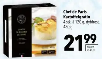 CITTI Markt Chef de Paris Kartoffelgratin 480 g Angebot