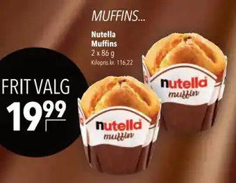 CITTI Markt Nutella Muffins 2x86 g Angebot