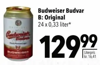 CITTI Markt Budweiser Budvar B. Original 24x0,33 Liter Angebot