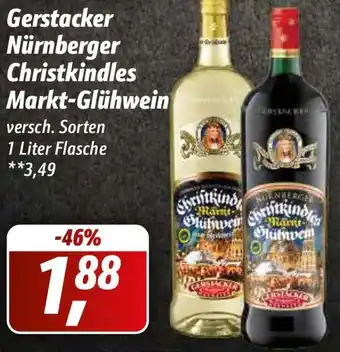 Simmel Gerstacker Nürnberger Christkindles Markt Glühwein 1 Liter Flasche Angebot