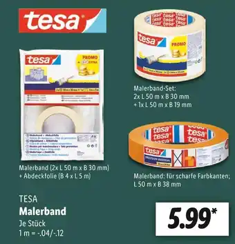 Lidl tesa Malerband Angebot