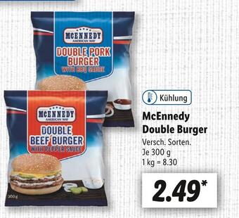 Lidl McEnnedy Double Burger 300 g Angebot