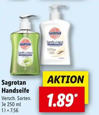 Lidl Sagrotan Handseife 250 ml Angebot