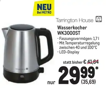 METRO Tarrington House Wasserkocher WK3000ST Angebot