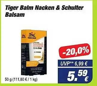 Easy Apotheke Tiger balm nacken & schulter balsam Angebot