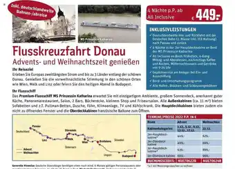 REWE Reisen Flusskreuzfahrt donau Angebot