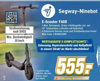 Expert Klein Segway-ninebot e-scooter f4od Angebot