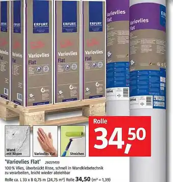 Bauhaus Variovlies flat Angebot