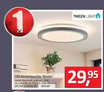 Bauhaus Led-deckenleuchte rimini Angebot