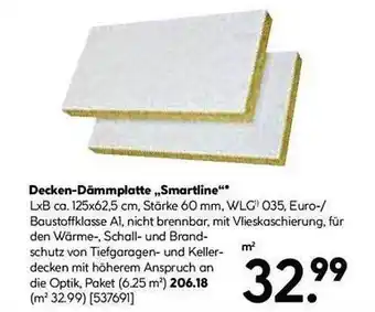 Hellweg Decken-dämmplatte „smartline“ Angebot