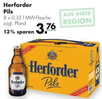 Handelshof Herforder Pils 8x0,33 L Angebot