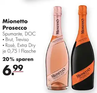 Handelshof Mionetto Prosecco 0,75 L Flasche Angebot