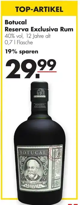 Handelshof Botucal Reserva Exclusiva Rum 0,7 L Flasche Angebot