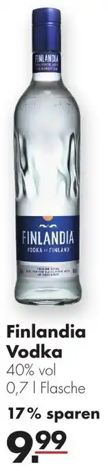 Handelshof Finlandia Vodka 0,7L Flasche Angebot