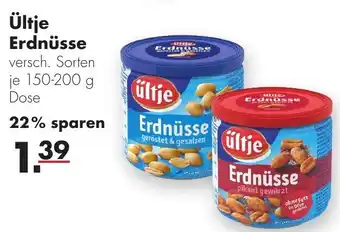 Handelshof Ültje Erdnüsse 150-200 g Dose Angebot