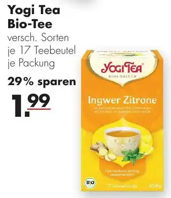 Handelshof Yogi Tea Bio Tee 17 Teebeutel Angebot