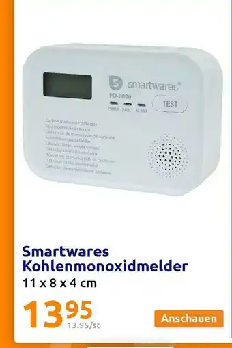 Action Smartwares kohlenmonoxidmelder Angebot